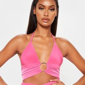 Prettylittlething pink top
